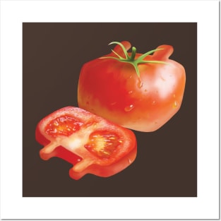 Tomato and Slice Posters and Art